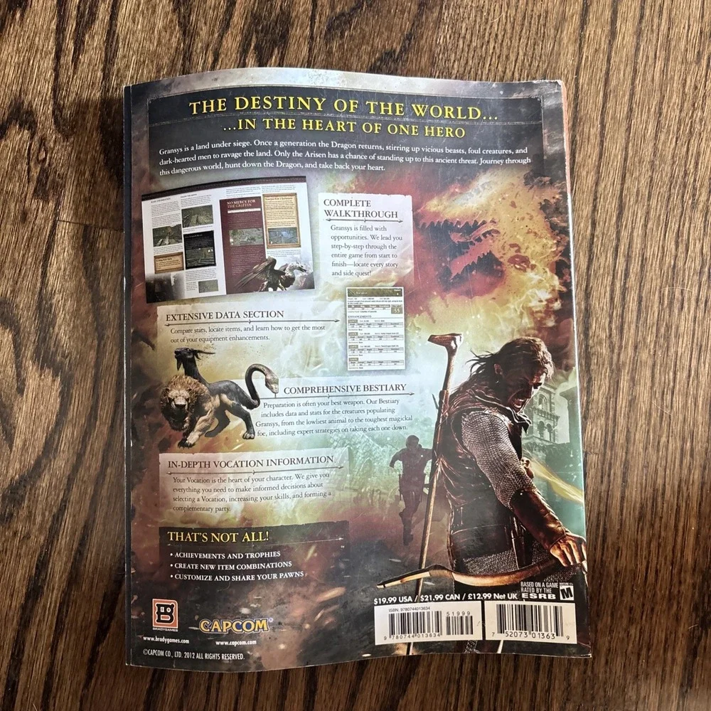 Dragon's Dogma Signature Series Guide Brady Games Book